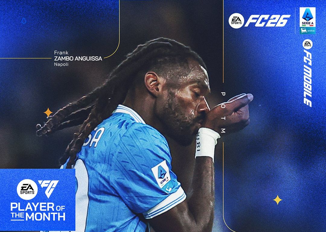 Official: อันกุสซากองกลางนาโปลีได้รับเลือกให้เป็นผู้เล่นยอดเยี่ยมประจำเดือนตุลาคมของเซเรียอา